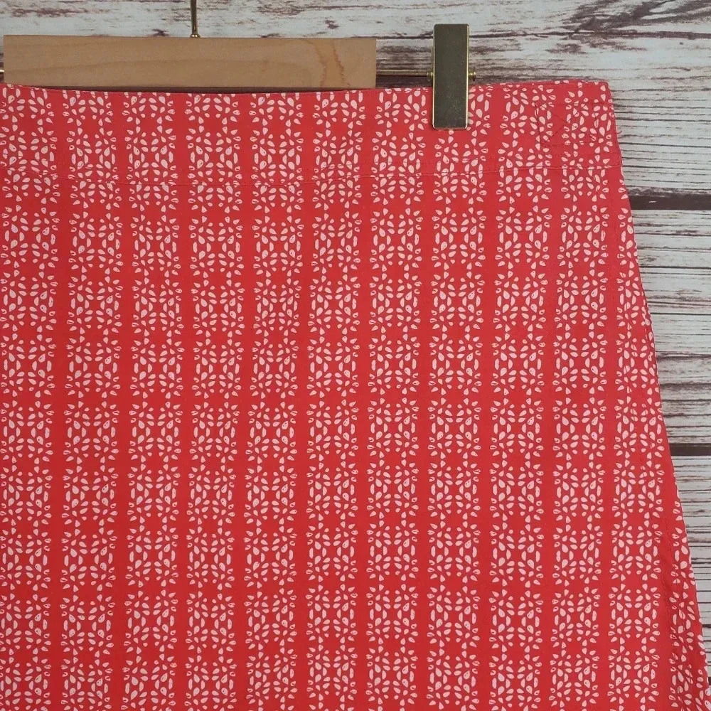 RipSkirt Womens Large Style 1 Red/White "Sunflower Seeds" Short Wrap Skirt - Picture 3 of 9